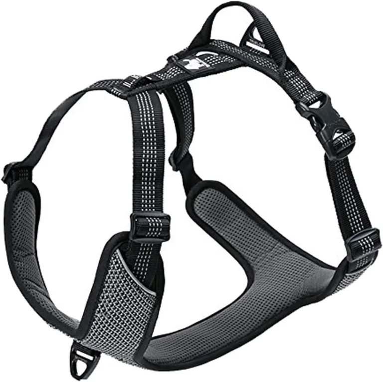 TRUE LOVE Dog Harness Adjustable Reflective No Pull Durable Pet Vest Car Trip Outdoor TLH6071(Black,M) Review - Keeping Your Canine Safe and Stylish on Every Adventure!
